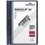 Klemmap Durable Duraclip A4 3mm 30 vellen nachtblauw [25x]