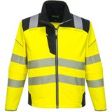 PW3 - Hi-Vis Softshell Jack - Geel/Blauw - Ademend - Waterdicht - Winddicht