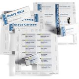 BADGEMAKER recycled, 40 x 75 mm- PC-printable insert sheets for name