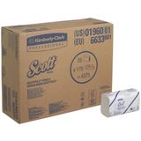 Handdoek Scott i-vouw 1-laags 200x315mm 25x175stuks wit 6633