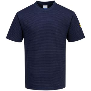 Antistatisch ESD T-Shirt maat Small, Navy