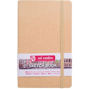 Schetsboek Talens Art Creation kraft 13x21cm 140gr 80vel