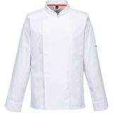 Stretch Mesh Air Pro jack met Lange Mouwen maat L, White