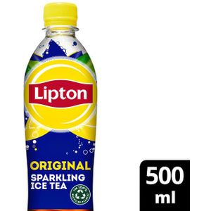 Frisdrank Lipton Ice tea sparkling petfles 500ml [12x]