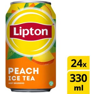 Frisdrank Lipton Ice Tea peach blik 330ml [24x]