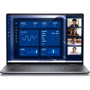 Dell Latitude 9450 iU7-165U 16GB 512GB SSD 14i QHD  Touch 2-in-1 IR Cam & Mic FgrPr 3 Cell 65W WLAN Backlit Kb W11 Pro 3Y Basic