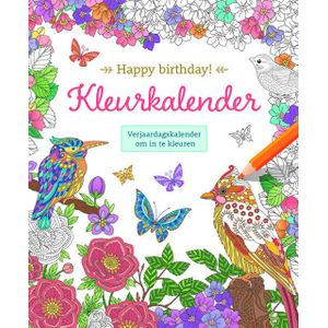 Kleurkalender Deltas Happy birthday