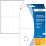 HERMA 2516 Multipurpose-etiketten, 50 x 75 mm, wit, permanent hechtend, om met de hand te beschrijven