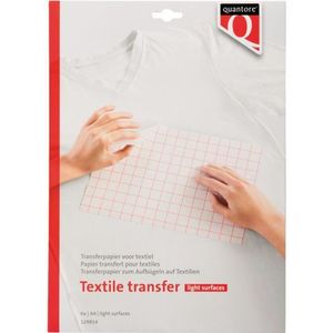 Transferpapier voor textiel Quantore lichte kleding