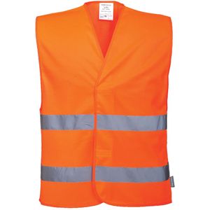 Hi-Vis Two Band Vest maat L/XL, Orange