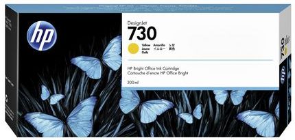 Inktcartridge HP P2V70A 730 300ml geel