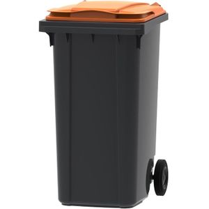 Vepa Bins Mini-container grijs oranje 240 liter (VB240000GO)