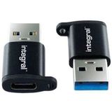 Adapter Integral USB-C naar USB-A 2-pack