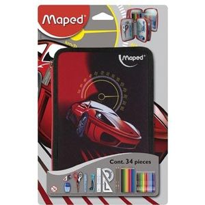 Maped gevulde pennenzak cars 34-delig