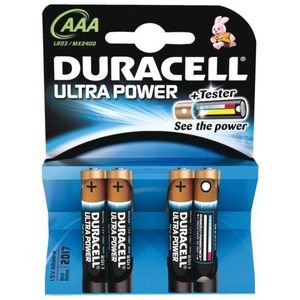 BATTERIJ DURACELL AAA ULTRA POWER ALKALINE