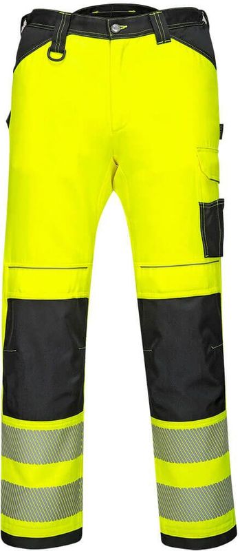 Portwest - PW3 Hi-Vis - Stretch Werkbroek - Geel/Zwart - 26