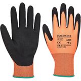 Dermi-grip NPR15 Nitril Korrelig maat XS, Orange/Black