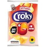 Croky chips naturel, zakje van 100 gram [12x]