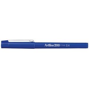 Artline 200 fineliner, blauw [12x]