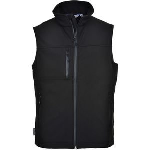 Softshell Bodywarmer (3L) maat Small, Black