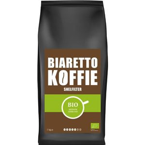 Koffie Biaretto snelfiltermaling regular biologisch 1000 gram