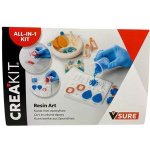 V-SURE CREAKIT Resin Art - S - all-in-one kit met epoxy voor oorbellen resin art