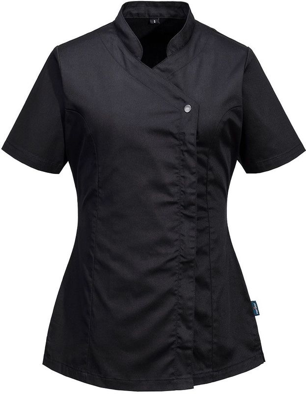 Medisch Tuniek Korte Mouw maat 4XL, Black