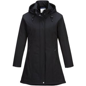 Carla Softshell Jack maat Small, Black