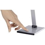 Bureaulamp Hansa led Slim zilvergrijs