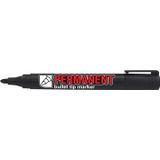 Crown permanent marker, ronde punt, schrijfbreedte 1 - 3 mm, zwart