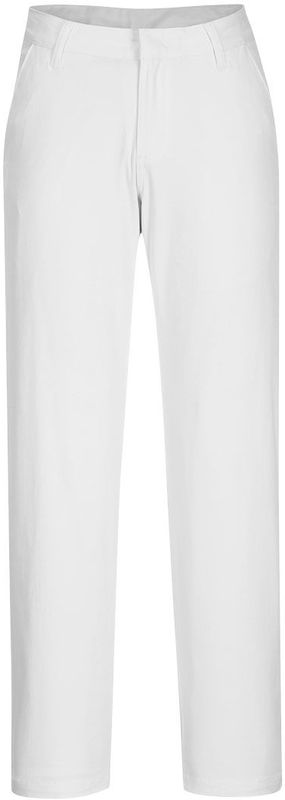 Portwest - S235 - Chino Broek - Wit - Dames Stretch Slim Fit