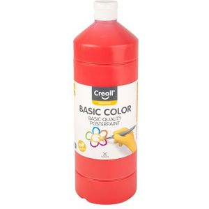 Plakkaatverf Creall basic lichtrood 1000ml