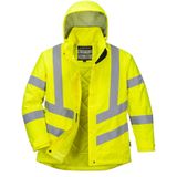 Portwest Dames Hi-Vis Winterjack LW74 - Geel - L