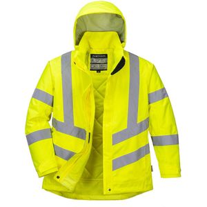 Portwest Dames Hi-Vis Winterjack LW74 - Geel - L