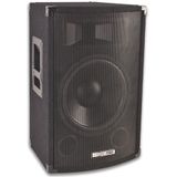 ZWARTE TWEEWEG LUIDSPREKER, VOLLEDIG BESCHERMINGSROOSTER 15" / 600W