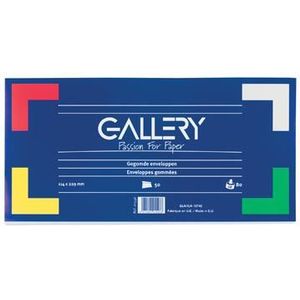 Gallery enveloppen ft 114 x 229 mm, gegomd, pak van 50 stuks