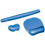 Fellowes - Crystal Gel Flex Rest - Polssteun - Blauw