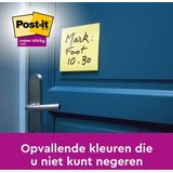 Memoblok 3M Post-it 654 Super Sticky 76x76mm kanarie geel