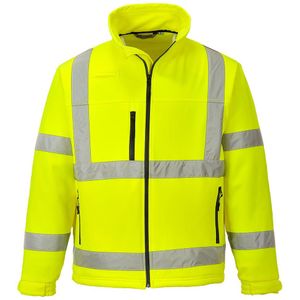 Hi-Vis Klassiek Softshell Jack (3L) maat 3 XL, Yellow