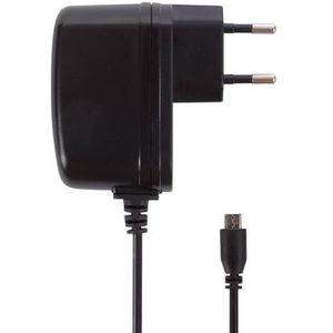 COMPACTE LADER MET MICRO-USB-AANSLUITING - 5 VDC - 2.5 A MAX. - 12.5 W - ZWART