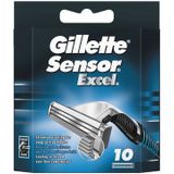 Gillette SensorExcel Scheermesjes Voor Mannen - 10 Navulmesjes