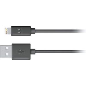 Fresh n' Rebel oplaad- en gegevenskabel, 0,2 m, USB 2.0 naar 8-pin, Storm Grey