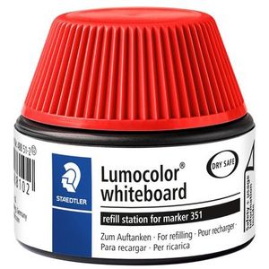 Viltstiftvulling Staedtler Lumocolor whiteboard 30ml rood