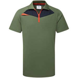 PW2 Hi Vis polo K/M maat L, "Moss Green"