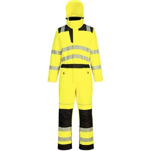 Portwest PW3 Hi-Vis Regenoverall PW355 - Geel/Zwart
