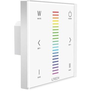 MULTI-ZONE SYSTEEM - TOUCHPANEL LED-DIMMER VOOR RGBW-LED - DMX / RF