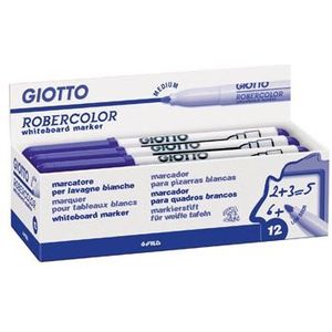 Giotto Robercolor whiteboardmarker, medium, ronde punt, blauw [12x]