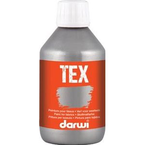 Darwi textielverf Tex, 250 ml, zilver