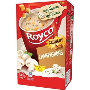 Royco Minute Soup champignons, pak van 20 zakjes