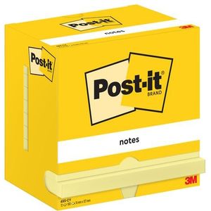 Memoblok 3M Post-it 655 76x127mm geel